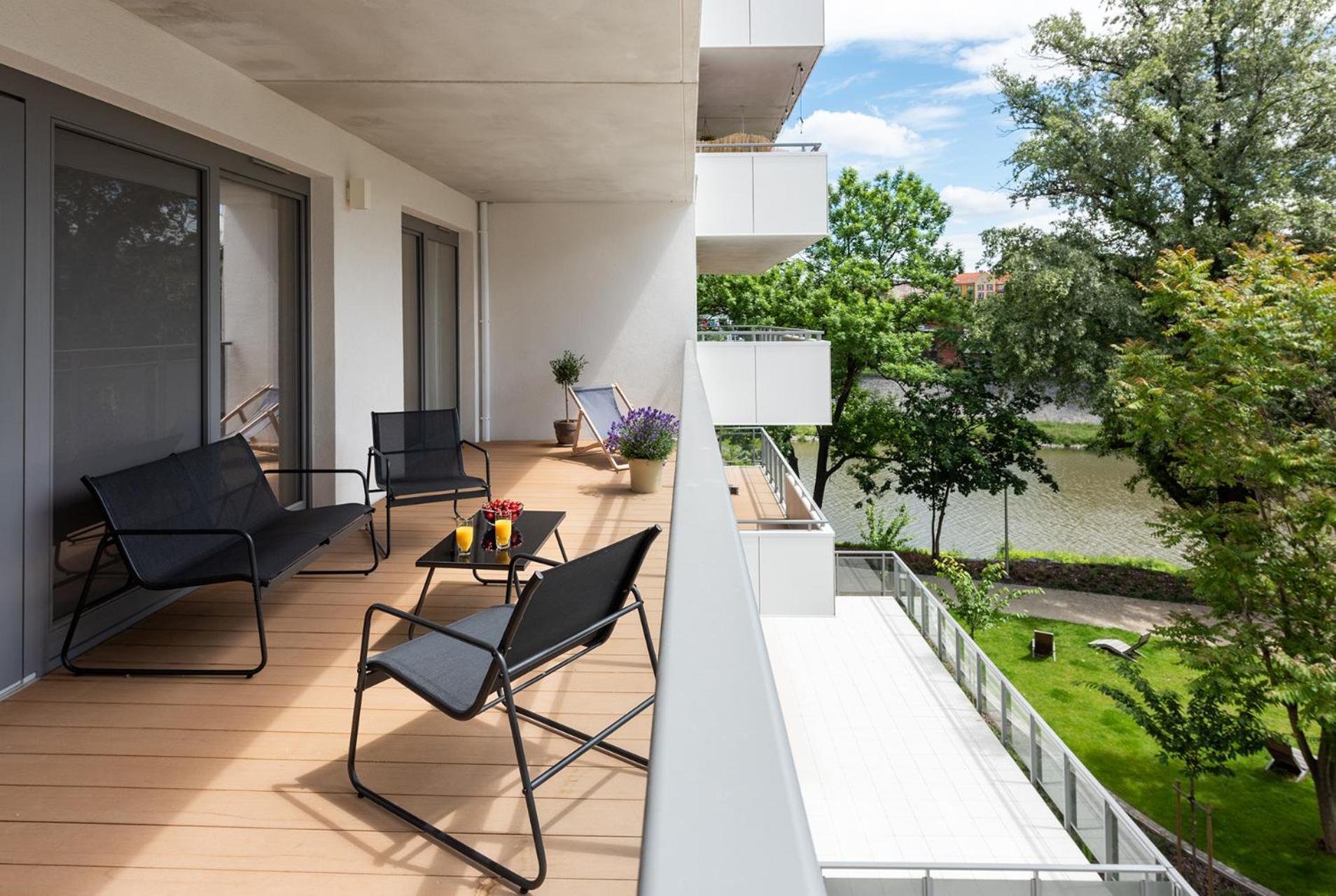 Apartamenty-Wroc River Point Vratislav Pokoj fotografie